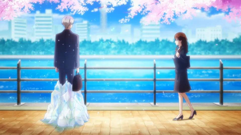 氷属性男子とクールな同僚女子 第1話 桜の出会いと吹雪の予感